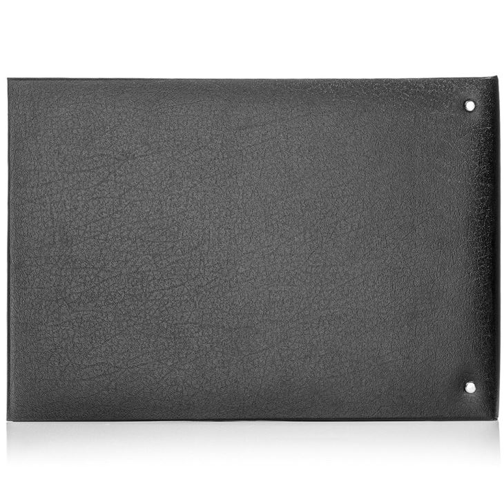 Black Leather Portfolio Binder