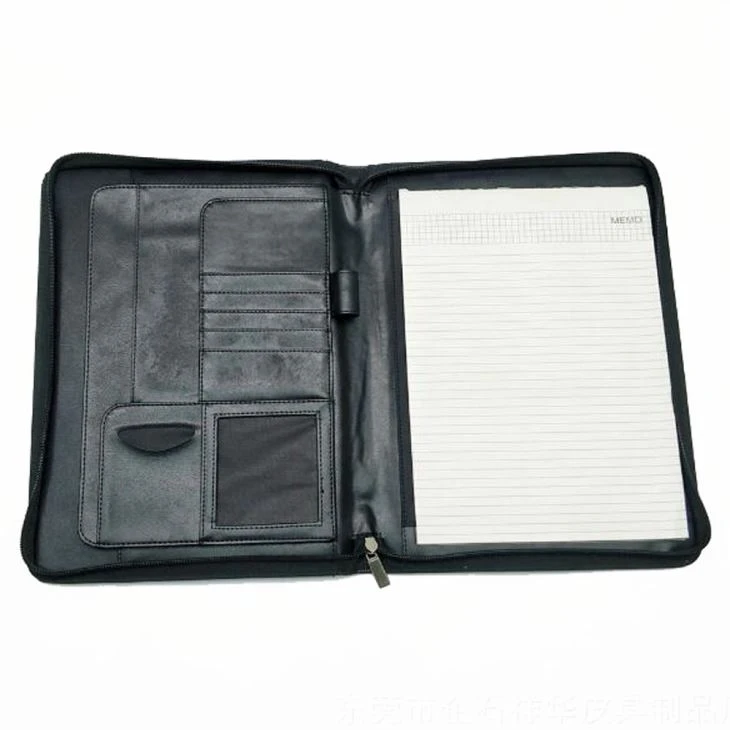 Business Leather Compendium Folder