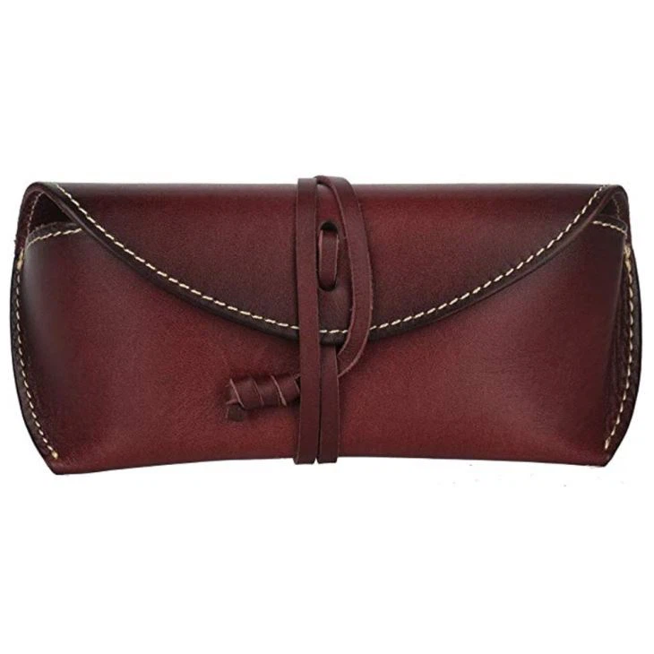 Red Leather Glass Case Red Leather Glass Case